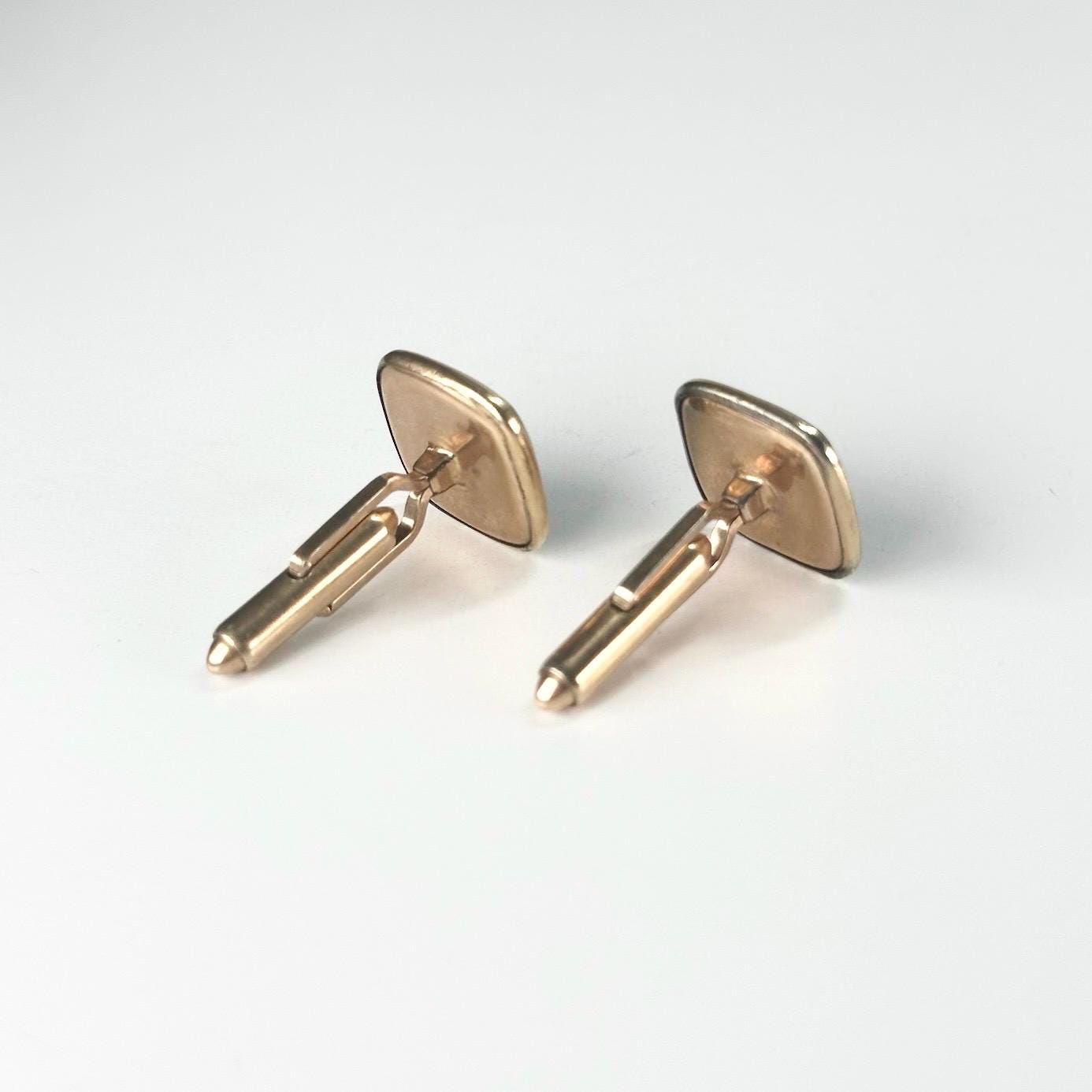 Vintage Cuff Links of Roman Solider Made by Krementz
