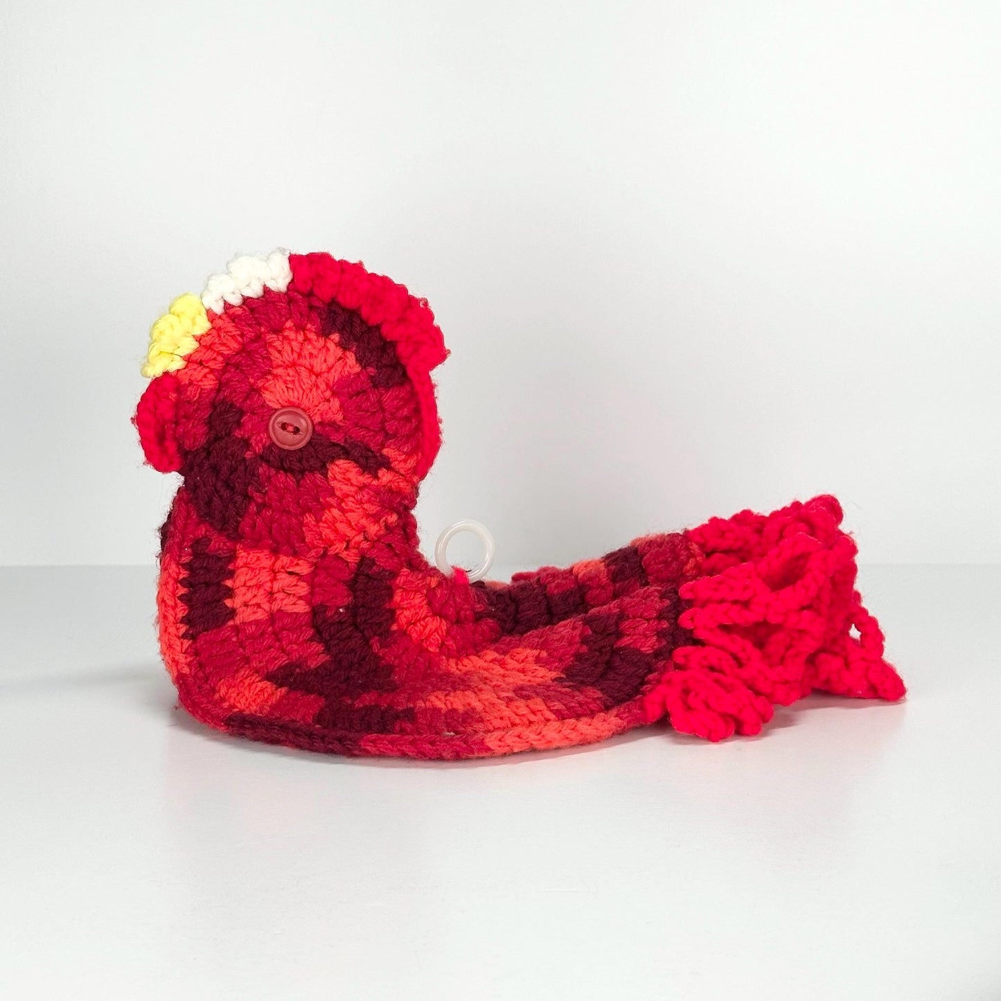 Vintage Crochet Rooster Pot Holders Set of 2
