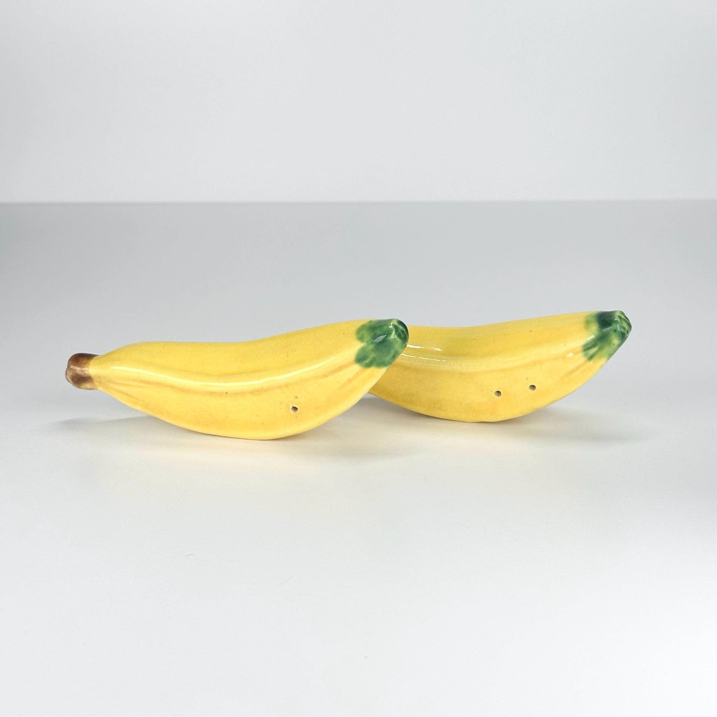 Vintage Salt and Pepper Shakers in the Shape of Bananas