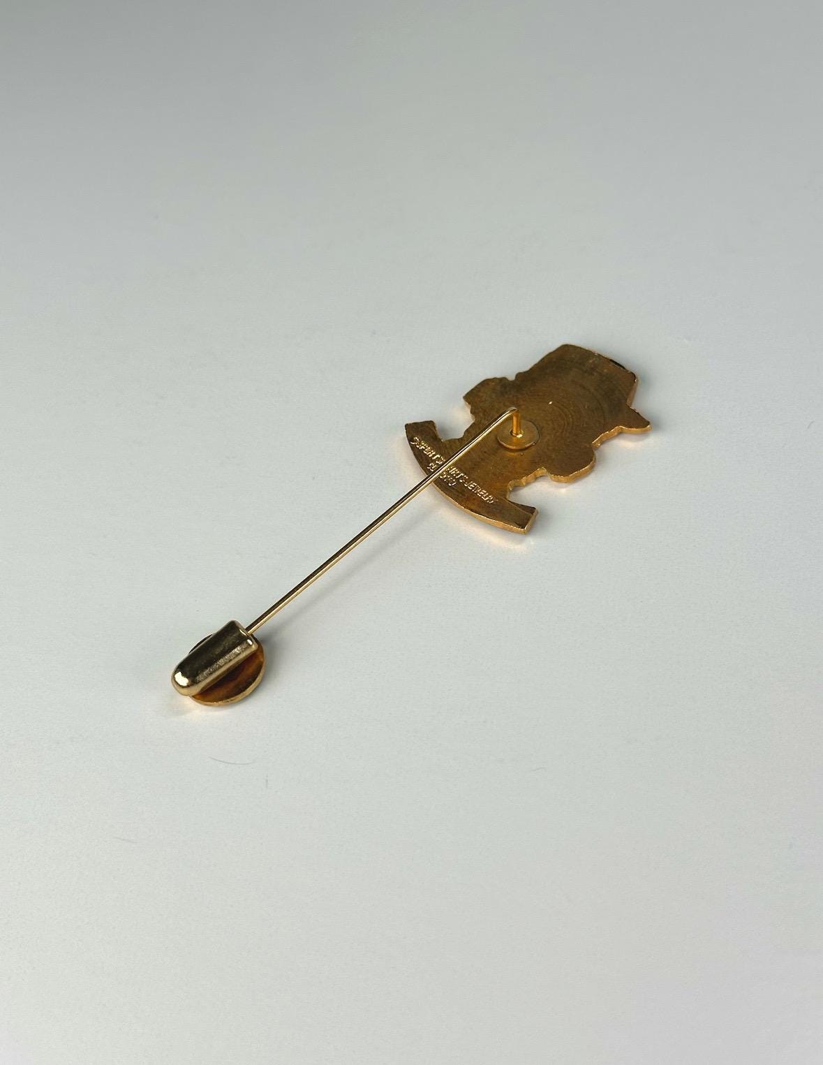 Vintage Brooch Pin of Betsy Base and Made by Sportskwirts Jewelry Co.