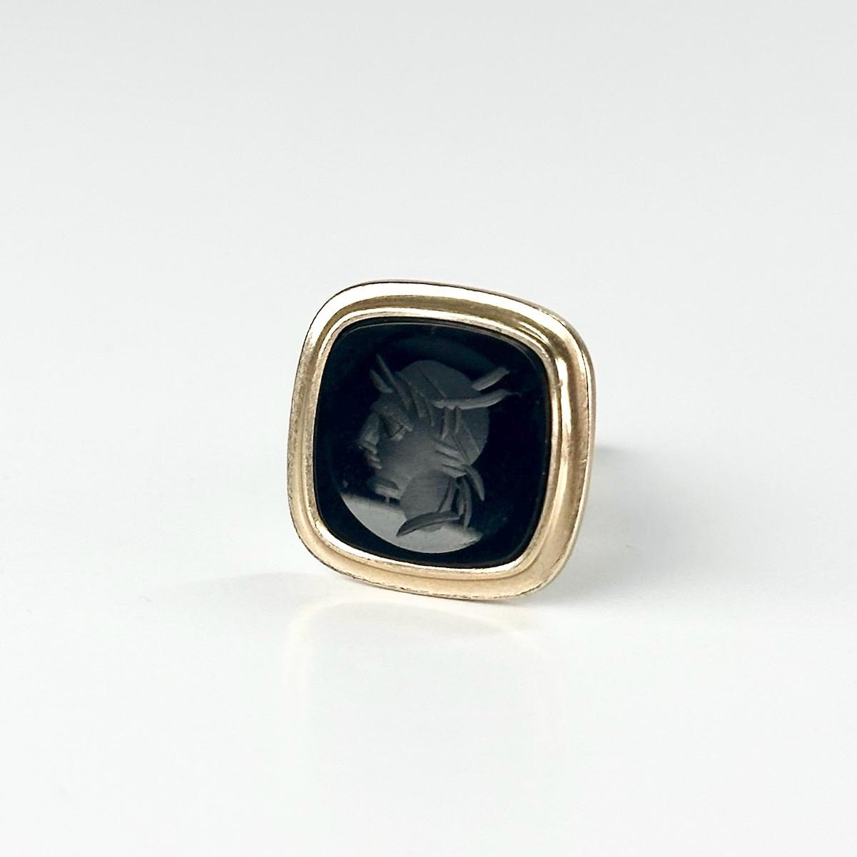 Vintage Cuff Links of Roman Solider Made by Krementz