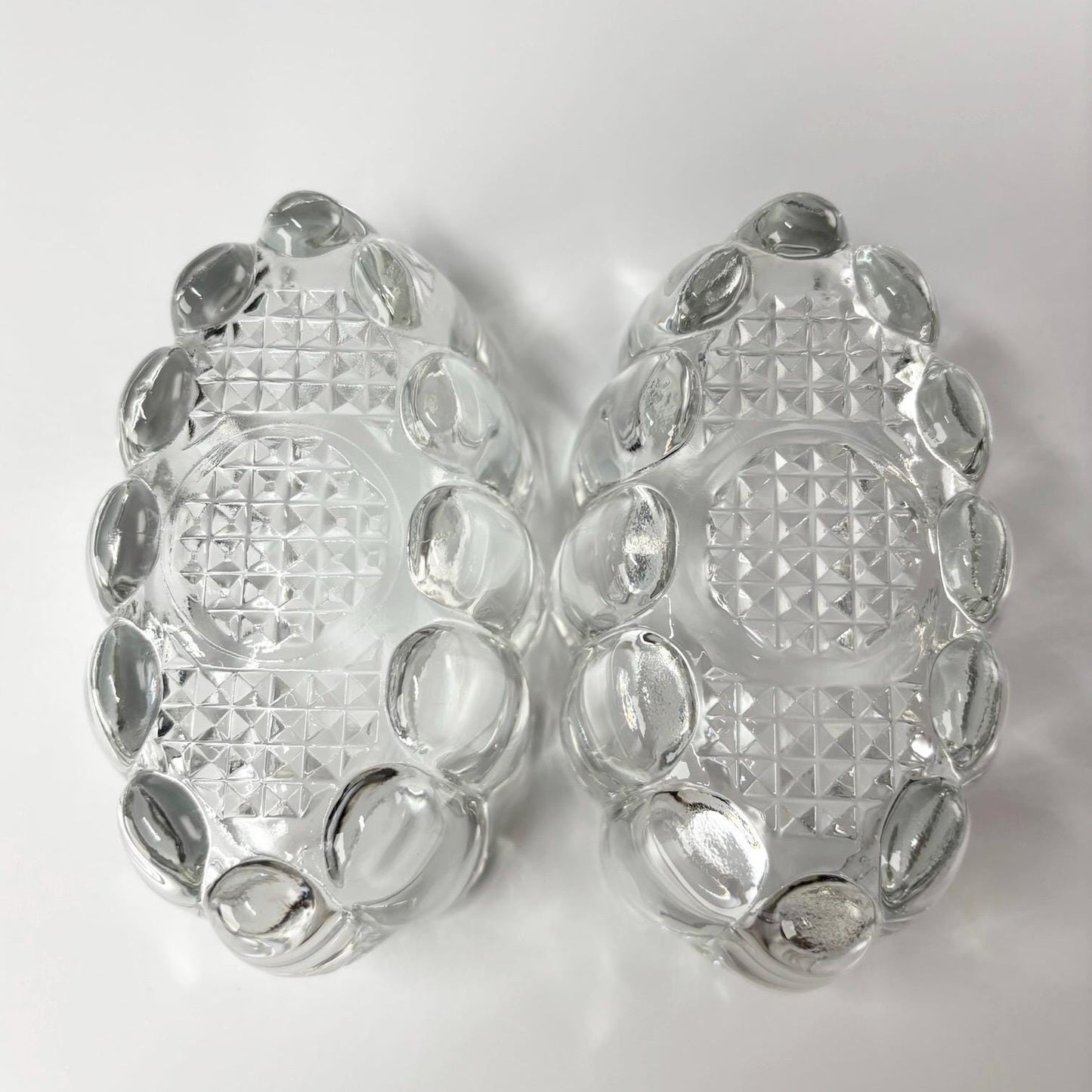 Vintage Crystal Utensil Holder Made by Princess House Set of 2