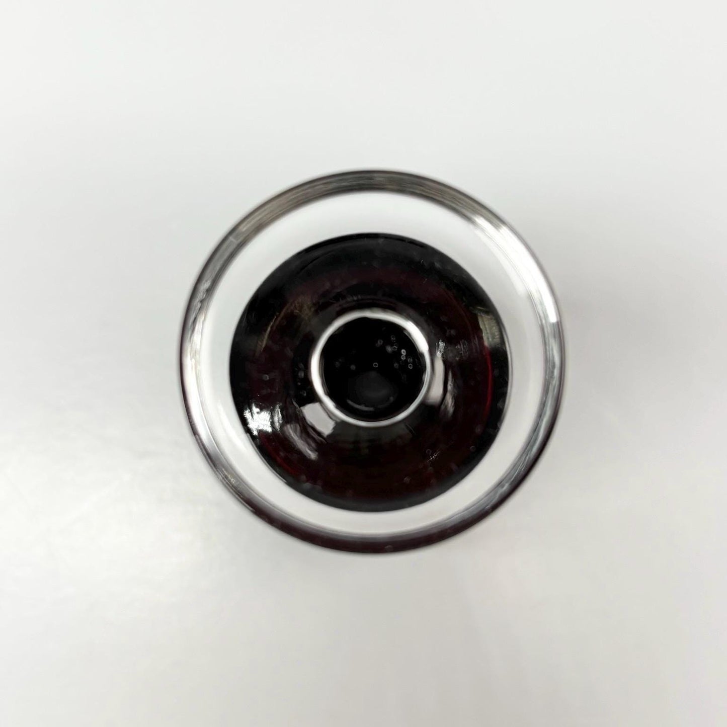 Vintage Shot Glasses in Ruby Red by Luminanc France