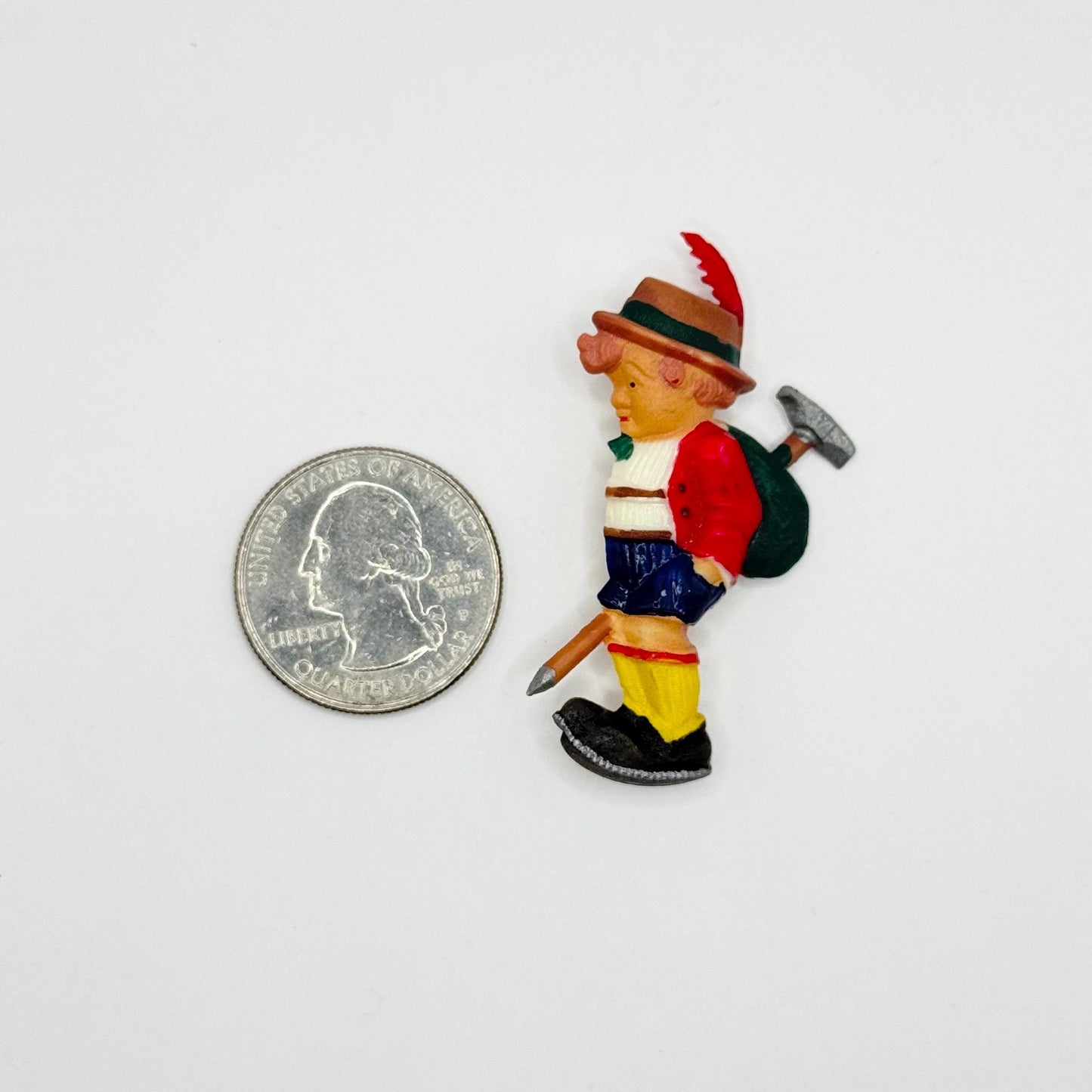 Vintage Brooch Pin of Boy Dressed For October Fest