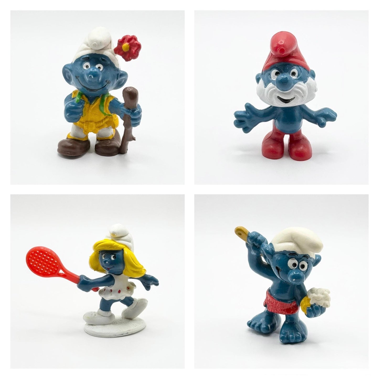 Vintage Smurf Figurines Made by Schleich Peyo