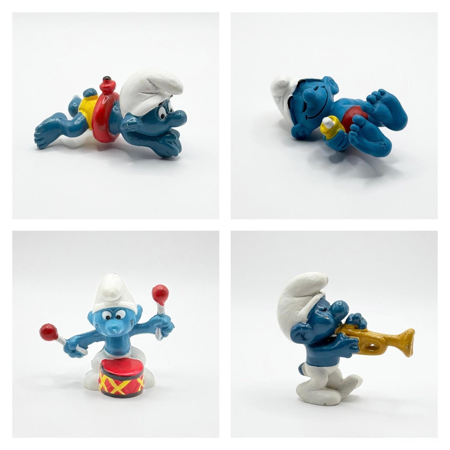 Vintage Smurf Figurines Made by Schleich Peyo