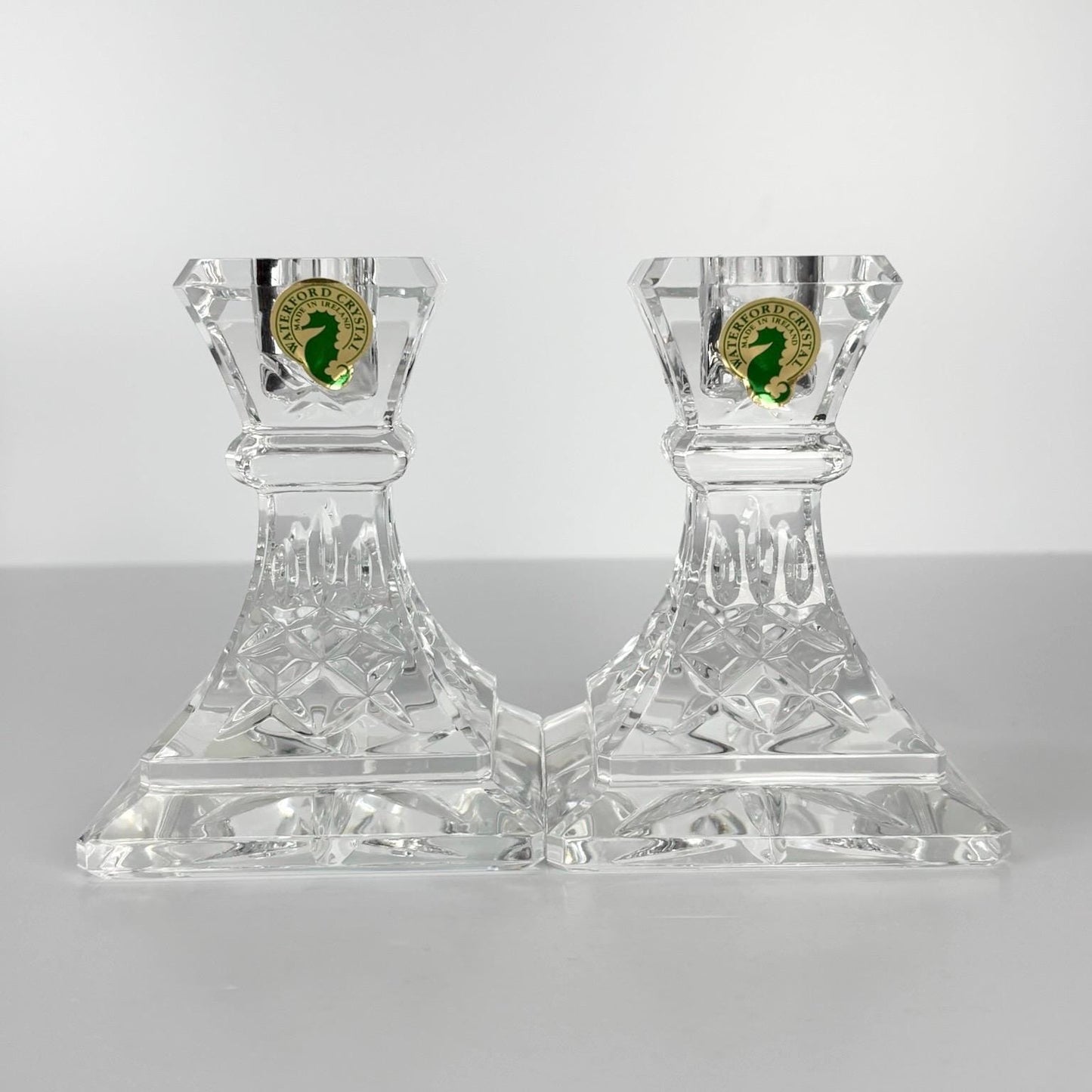 Vintage Candle Holders Lismore 4” Waterford Lead Crystal
