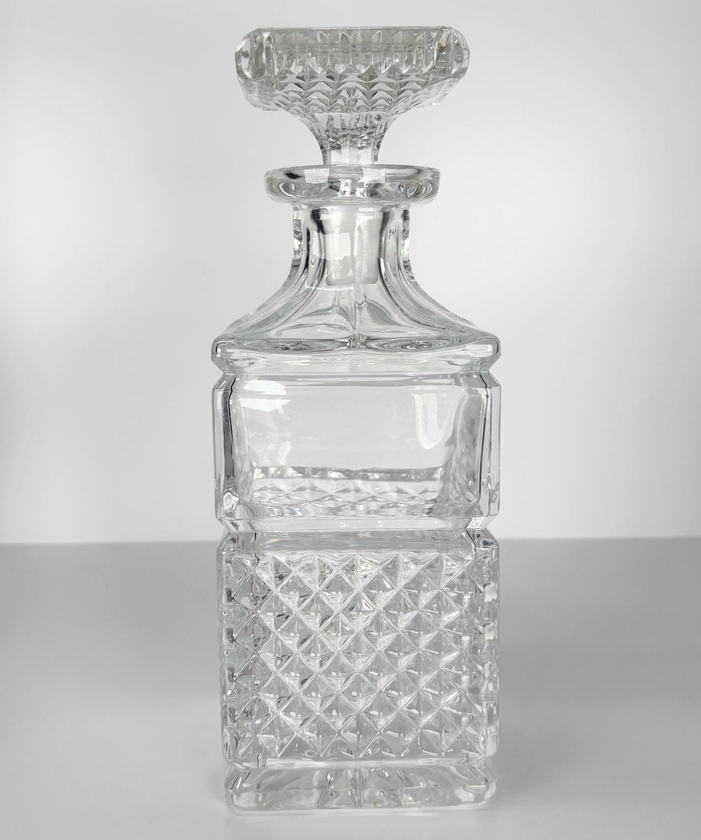 Vintage Decanter Crystal Style  in a Waterford Lismore Pattern