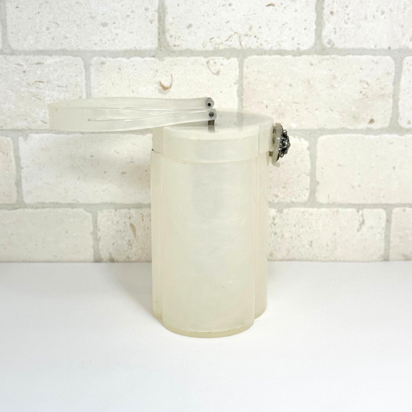 Vintage Handbag in Pearlized Lucite by Wilardy from 1950s