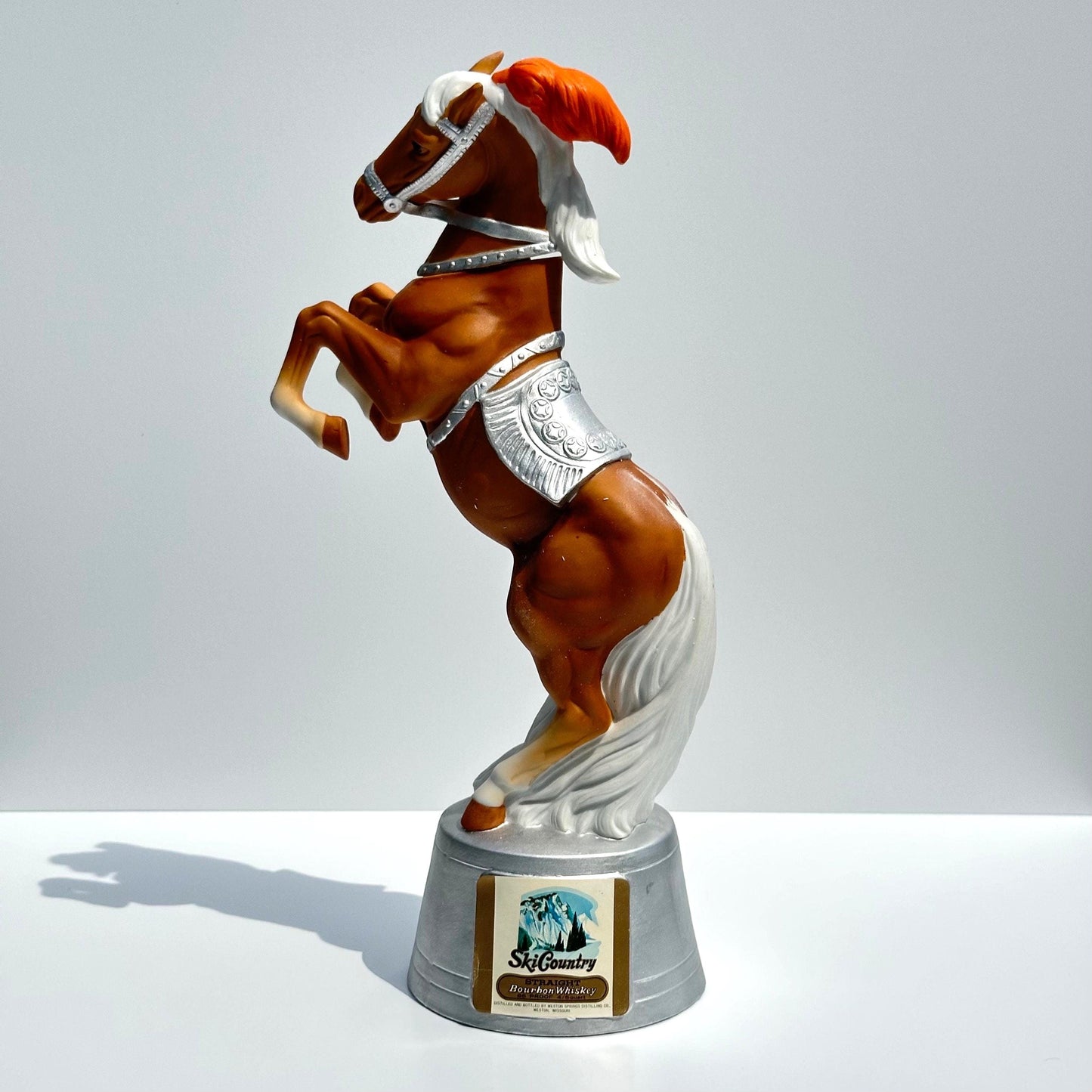 Vintage Decanter, Rodeo Horse Made by Delibro.