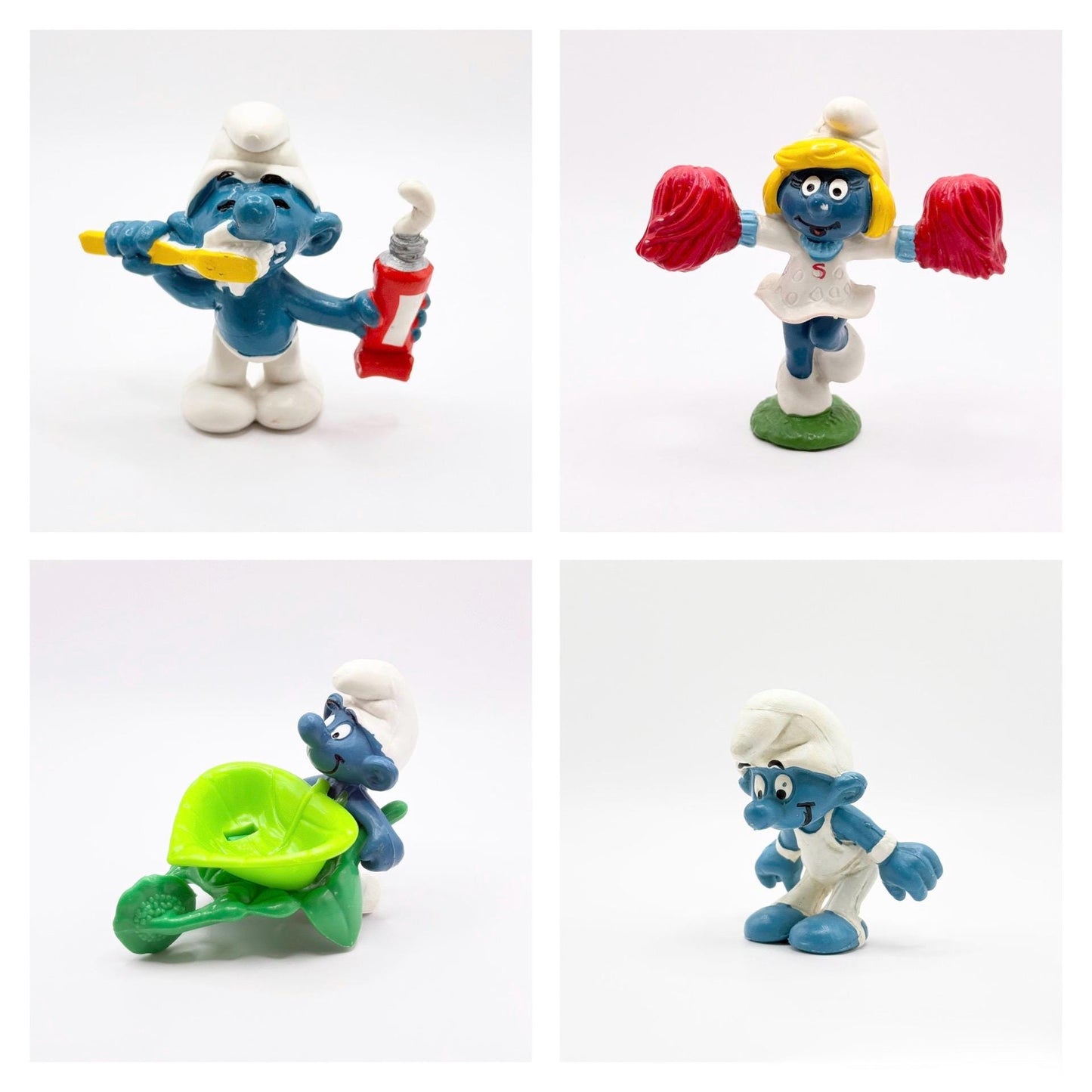 Vintage Smurf Figurines Made by Schleich Peyo W. Germany