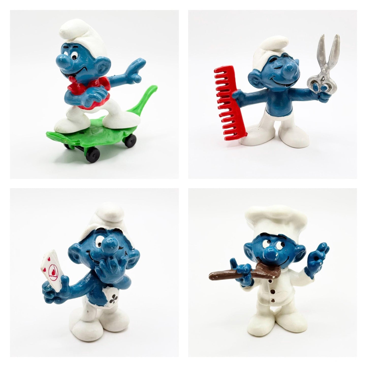 Vintage Smurf Figurines Made by Schleich Peyo W. Germany