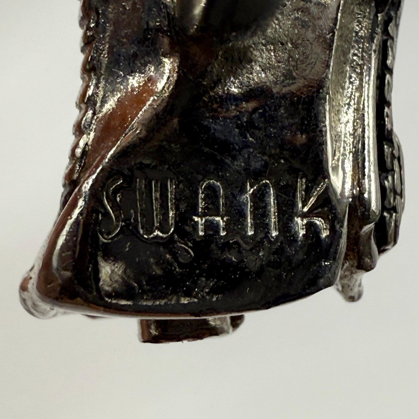 Vintage Cuff Links of Flying Dragons Silver Plated and Made by Swank
