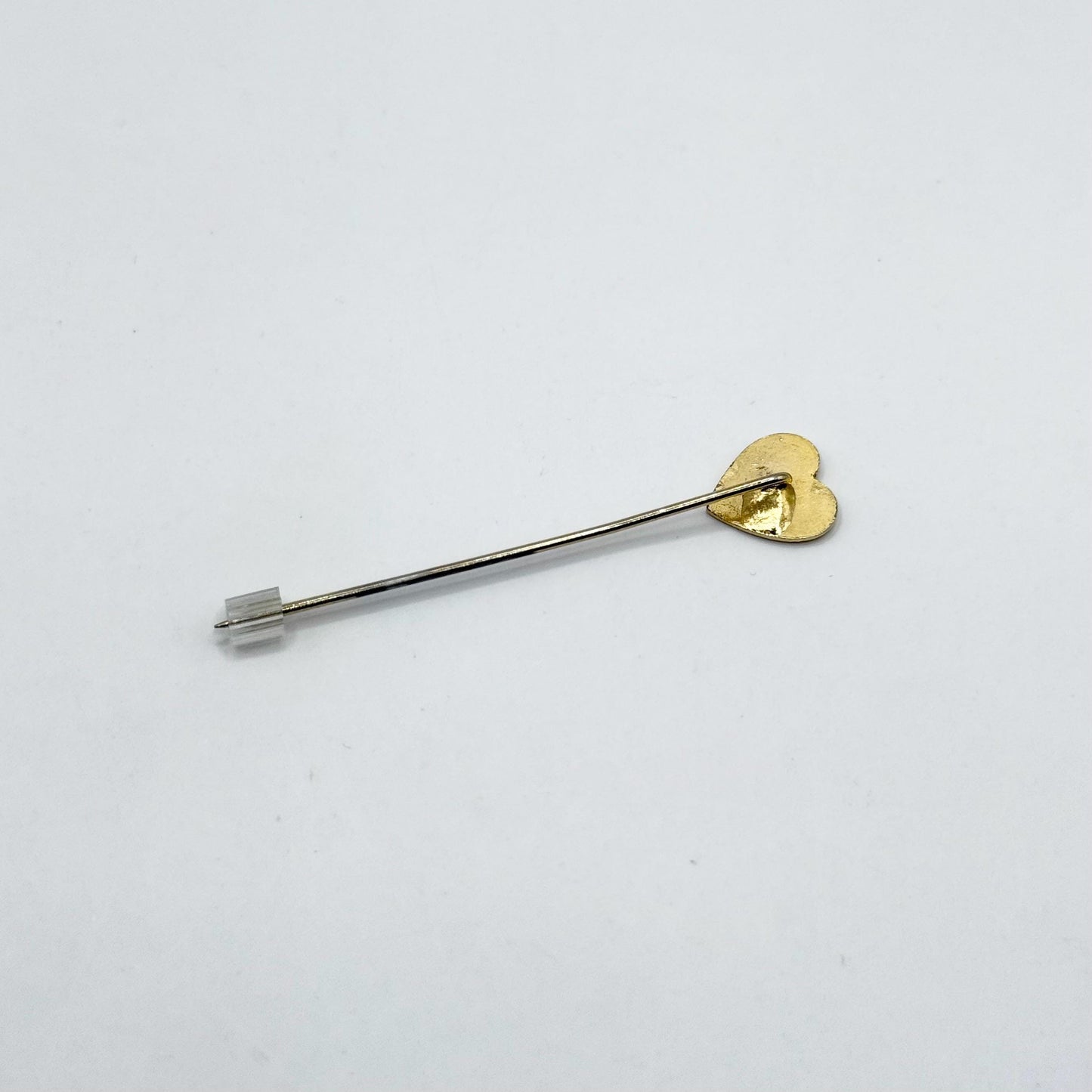 Vintage Stickpin in Gold Tone of a Heart