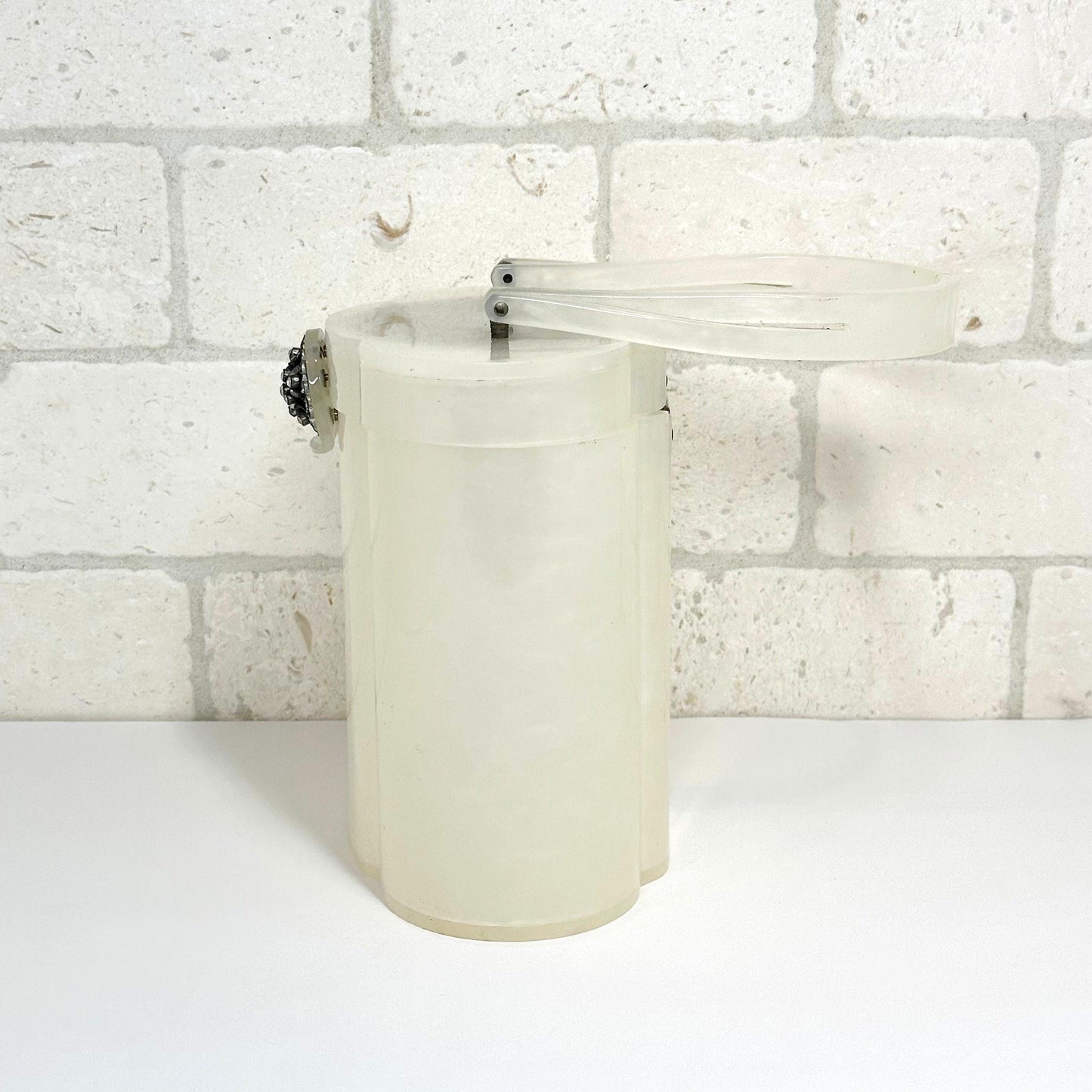 Vintage Handbag in Pearlized Lucite by Wilardy from 1950s