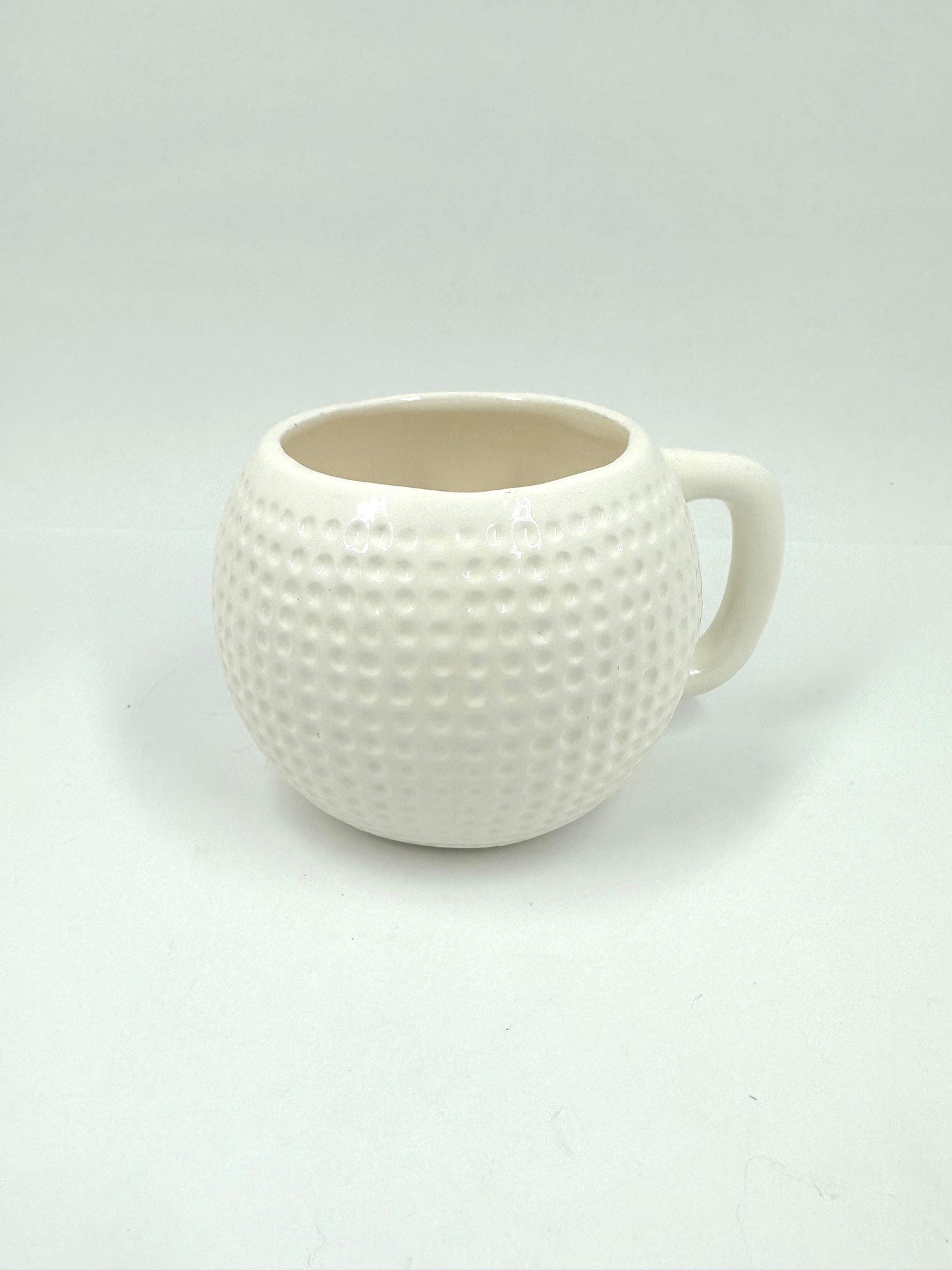 Vintage Mug, Ceramic Golf Ball, Made in Taiwan, 1985.