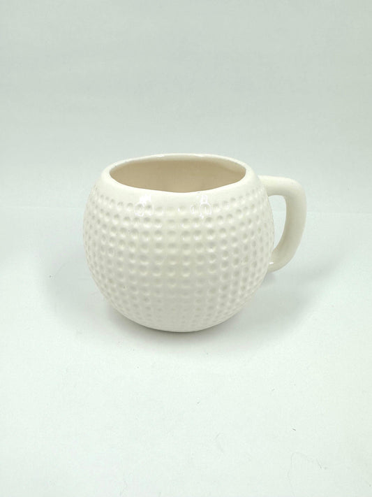 Vintage Mug, Ceramic Golf Ball, Made in Taiwan, 1985.