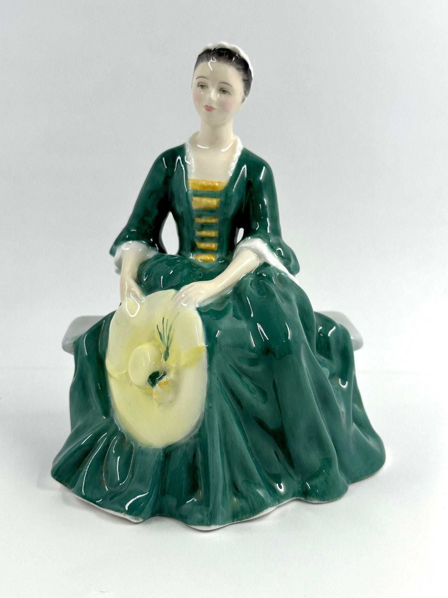Vintage Figurine, by Royal Doulton, A Lady from Willamsburg, HN2228, and Made in England