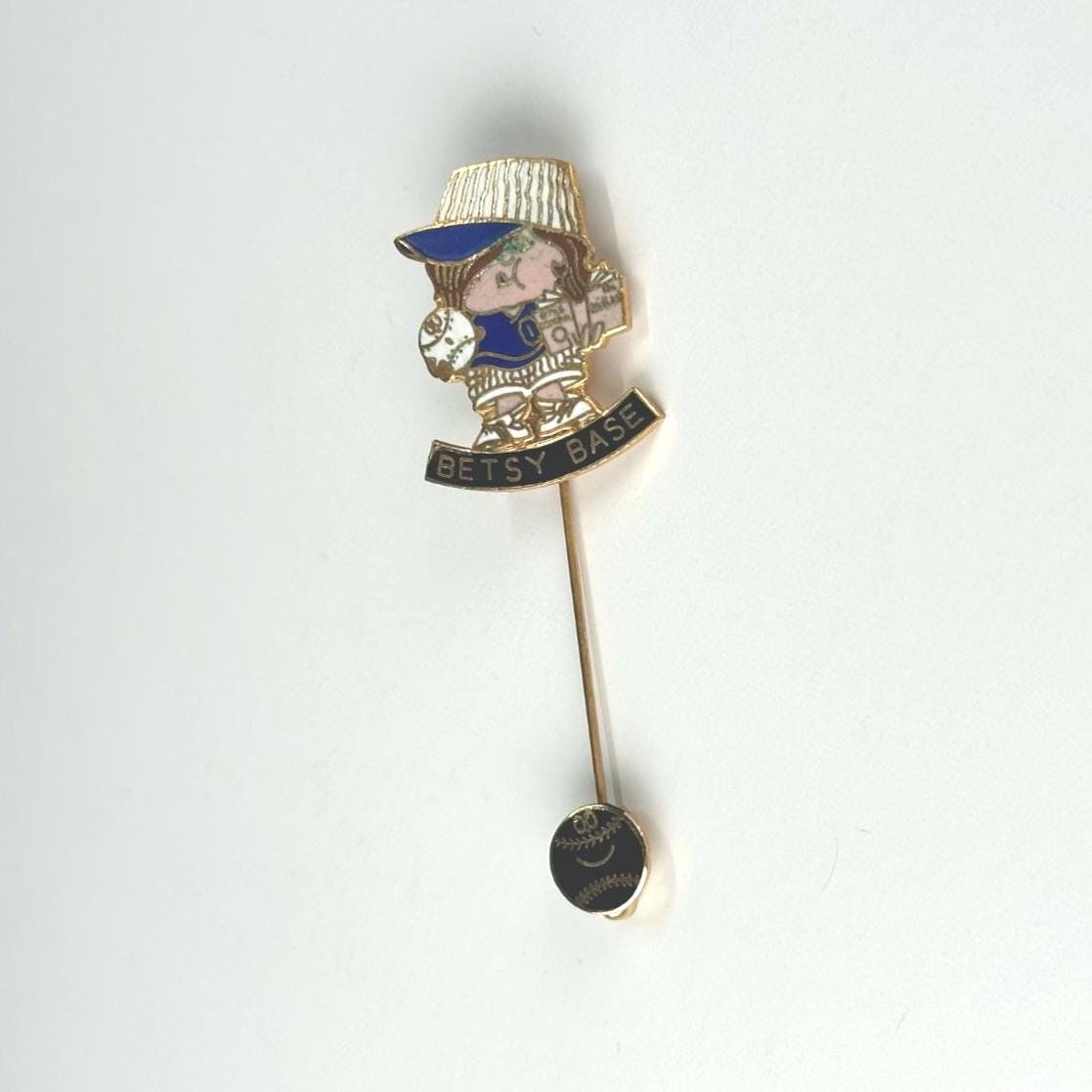 Vintage Brooch Pin of Betsy Base and Made by Sportskwirts Jewelry Co.