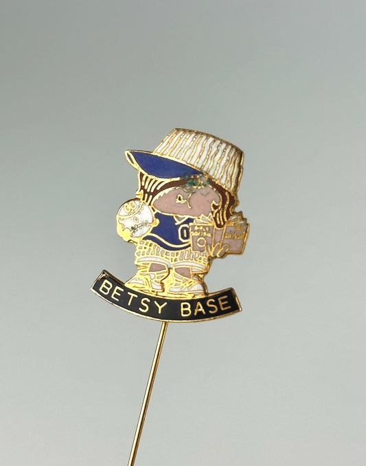 Vintage Brooch Pin of Betsy Base and Made by Sportskwirts Jewelry Co.