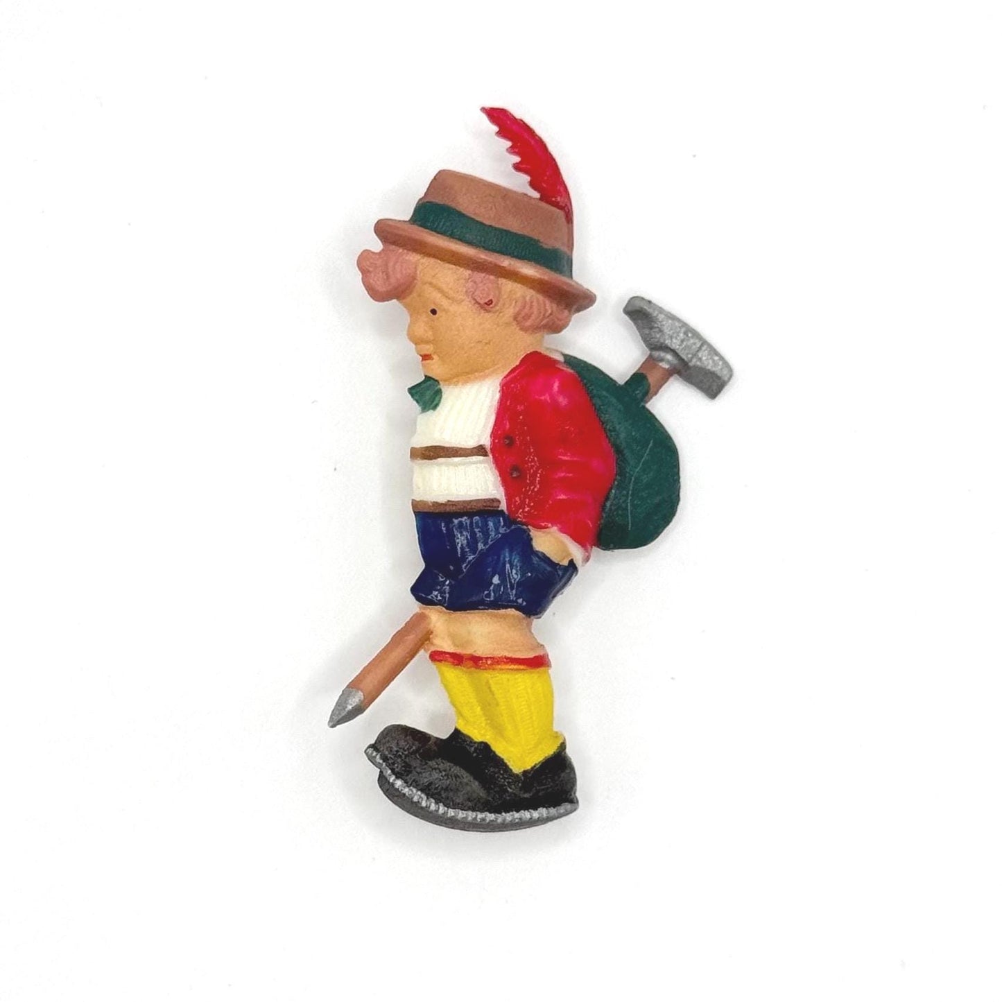 Vintage Brooch Pin of Boy Dressed For October Fest