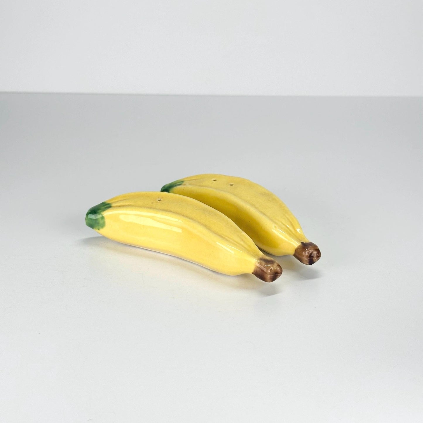 Vintage Salt and Pepper Shakers in the Shape of Bananas