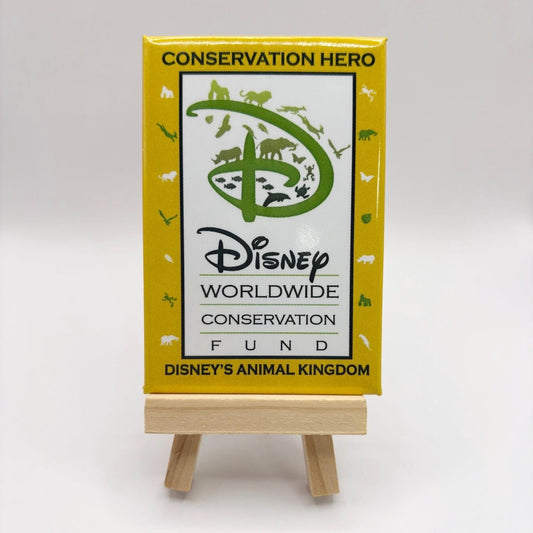 Vintage Disney Conservation Hero Animal Kingdom Pin Backing Card