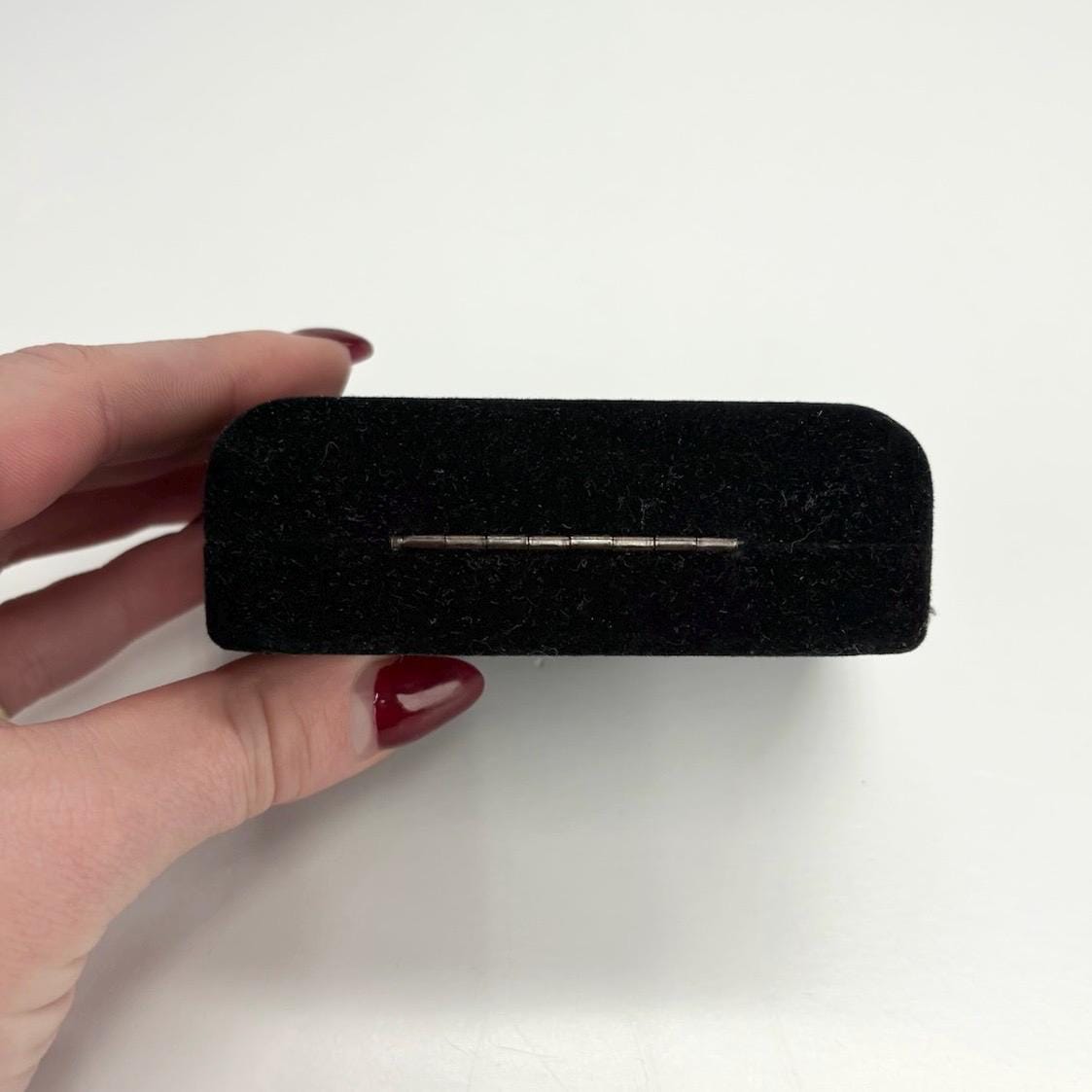 Vintage Gingiss Cufflinks and Shirt Stud Set Black Square Gold Tone Formal Wear Custom Collection in Original Case