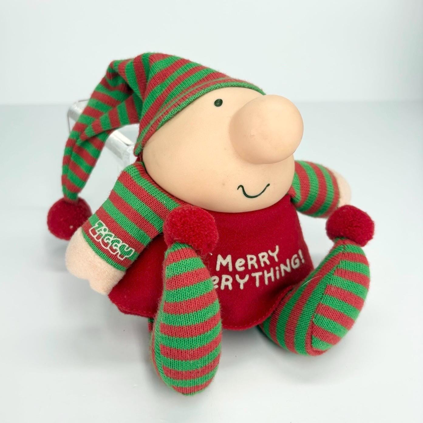 Vintage Ziggy Holiday Plush Stuffed Toy from 1980s