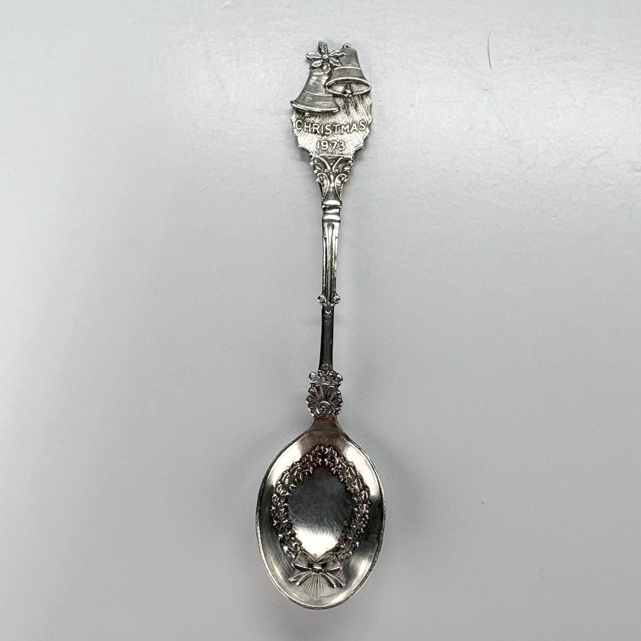 Vintage Silver Plated Christmas Spoons, Holland Souvenir Collection