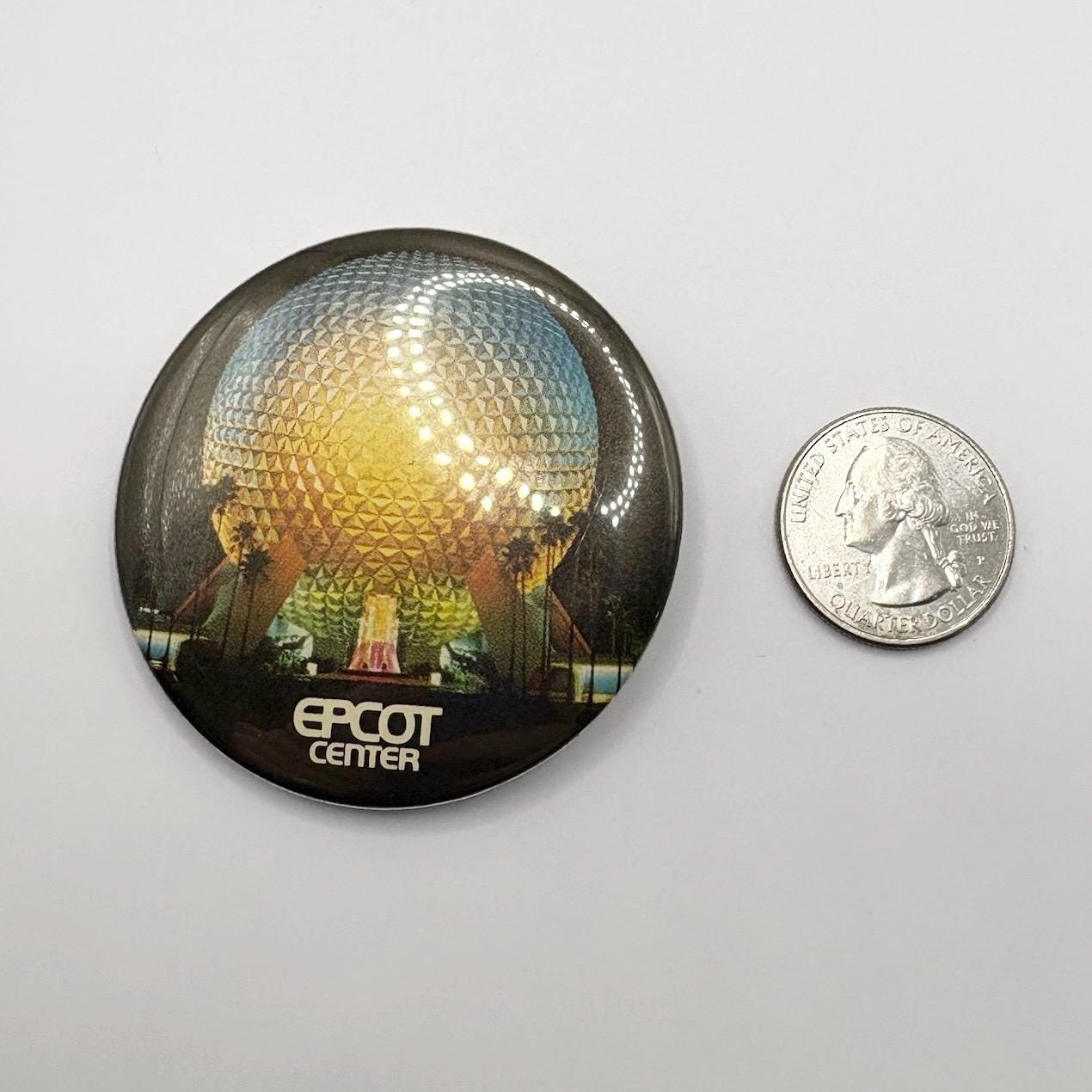 Vintage Disney EPCOT Center Button 1980s