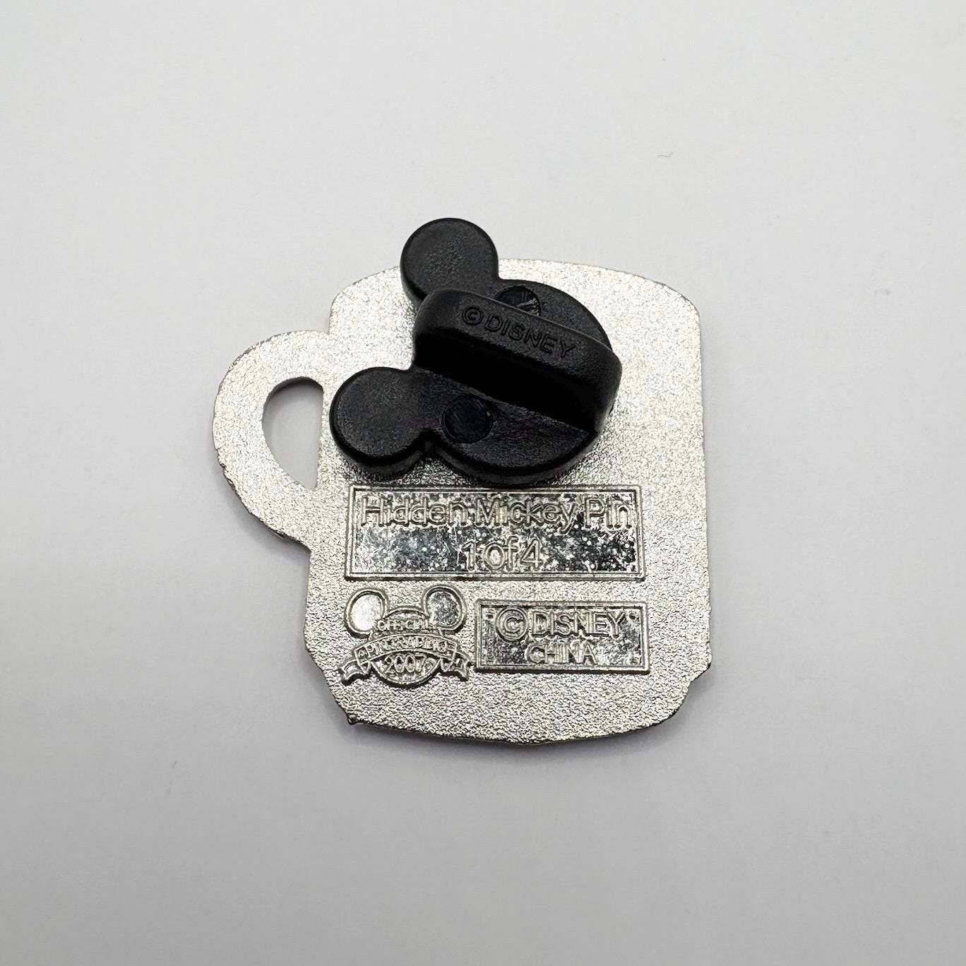Disney Enamel Trading Pin of Yellow Minnie Mouse Coffee Mug