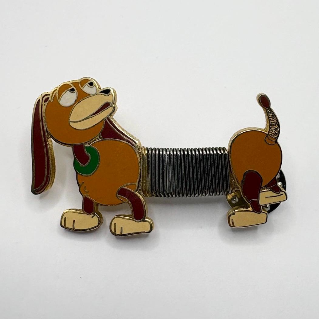 Disney Enamel Trading Pin of Toy Story Slinky Dog with Moving Spring