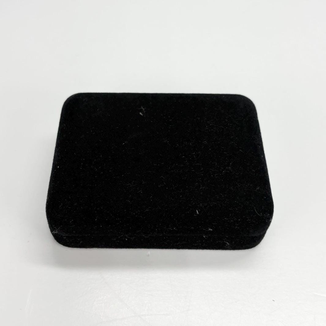 Vintage Gingiss Cufflinks and Shirt Stud Set Black Square Gold Tone Formal Wear Custom Collection in Original Case