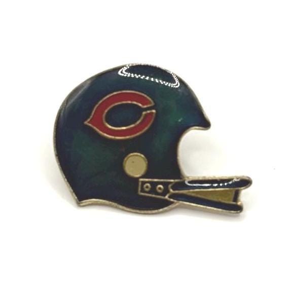 Vintage Chicago Bears Helmet Enamel Lapel Pin NFL Football