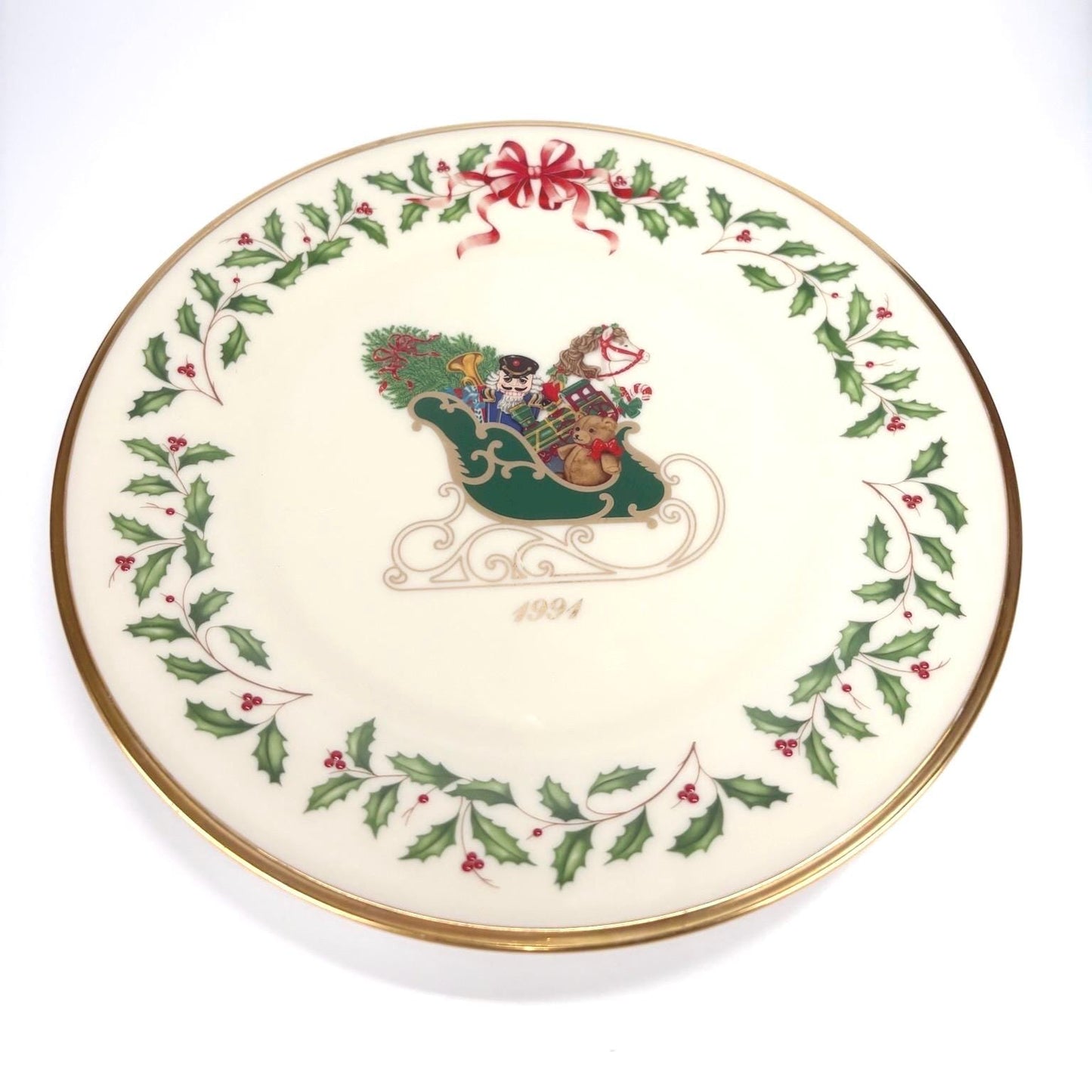 Vintage Lenox Annual Holiday Collector’s Plate 1991 First in Series